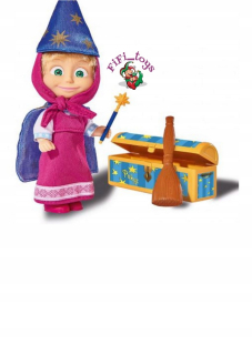 Máša a medveď - Masha a medveď Sada Masha Kúzelník 12cm