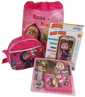 Máša a medveď - Masha a medveď Set Bag Tablet Watch