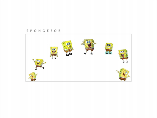 Spongebob - Podložka na stole podložka SPONGEBOB 70X50