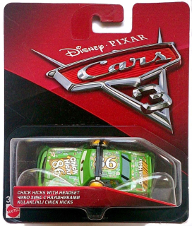 McQueen - Mattel Cars Car Chick Hicks Marucha s slúchadlámi