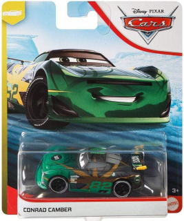 McQueen - Mattel Cars Cars Conrad Camber Shiny Wax # 82 1:55