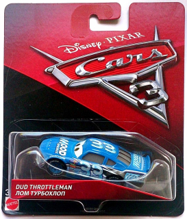 McQueen - Mattel Cars Car Dud Throttleman 33 náladové pružiny 1