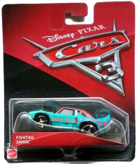 McQueen - Mattel Cars Car Fishtail 1:55 NOVINKA !!!