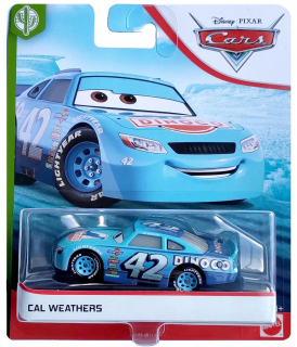 McQueen - Mattel Cars Car Orol Výfuk # 42 Inch Dinoco 1: 5