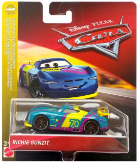McQueen - Mattel Cars Car Richie Gunzit # 70 Gasprin 1:55 Nie