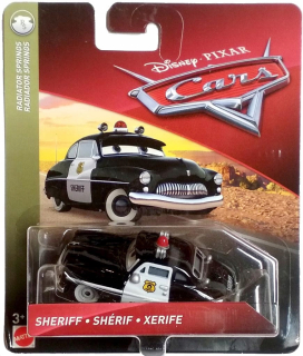 McQueen - Mattel Cars Car Sheriff Sheriff Polícia 1:55 Nové