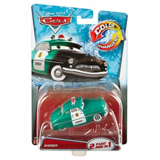 McQueen - Mattel Cars Car mení farbu šerifa