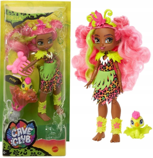 Cave Club - Mattel Cave Club Ferness Doll a Dinosaurus Ptilly
