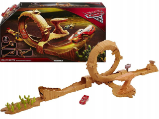 McQueen - Mattel DVF40 Autá 3 Sada Torów Big Loop Auto