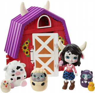 ENCHANTIMALS - Mattel Enchantimals Farm Cambrie Cow GTM48 4+