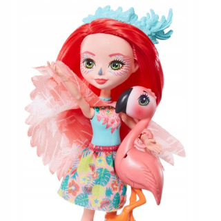 ENCHANTIMALS - MATTEL ENCHANTIMALS DOLL + FLAMING GFN42