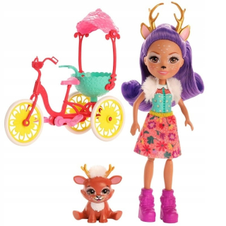 ENCHANTIMALS - Mattel Enchantals Priatelia na bicykli GJX30
