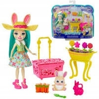 ENCHANTIMALS - Mattel Doll Enchantals Spring Bunnies GJX32