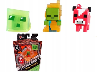MINECRAFT  - Mattel Minecraft sada 3-pak zombie ckh39