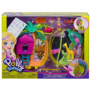 POLLY POCKET- Mattel Polly Pocket Ananás Bag GKJ64 bábika