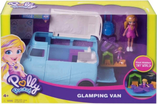 POLLY POCKET- Mattel Polly Pocket Bivouac Kamper bábika Figurine