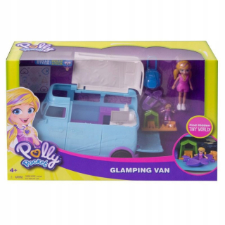 POLLY POCKET- Mattel Polly Pocket Camper s bábikou