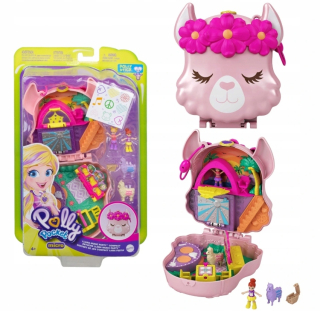POLLY POCKET- Mattel Polly Pocket Compact Lama Set GKJ50