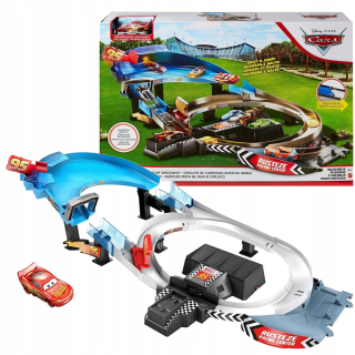 McQueen - Mattel Tor Cars Car Double Loop + Drive + Zigzag