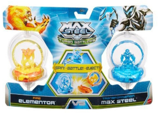 Max Steel  - Max Steel Figurine Turbo Warriors 2pack Y9483 Hit