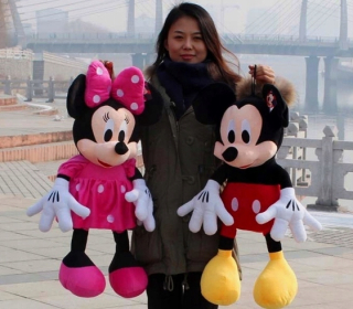 Minnie Mouse - Mega Mini Minni Minnie Cuddly Plush Bear80cm
