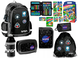 Školská taška - batoh, set, zostava - Mega School Set pre Boy Cosmos batoh NASA