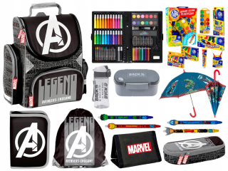 Školský batoh, taška - Mega School Set pre Boy Marvel Avengers