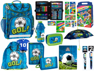 Aktovka školská taška - Mega School Set pre Boy Ball