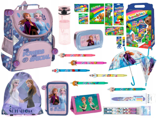 Aktovka školská taška - Mega School Kit Lord Ice / Mrazené