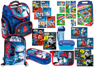 Aktovka školská taška - Mega School Set Layer pre Boy Star Wars