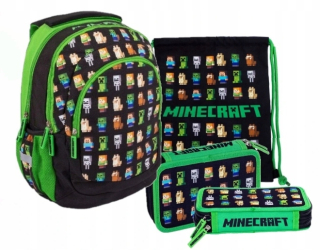 Školský batoh - Mega School Set xxxl Minecraft Game + zadarmo