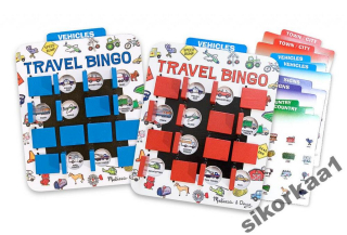 BING A PRIATELIA - Melissa Doug Bingo Memo Vzdelávacia hra Travel