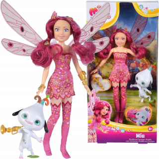 Mia a I Mia Doll Fairy s pohyblivými krídlami a figúrka Phuddle + príslušenstvo