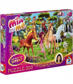 Mia a ja - Mia a ja ja puzzle s brokátom pre dievčatá 200 el.