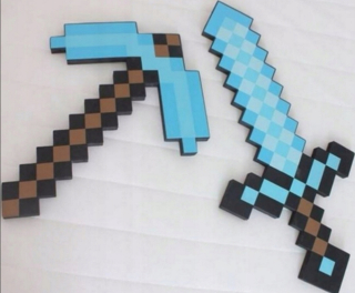 MINECRAFT - Sword a Kilof Minecraft Set pre dieťa s pl