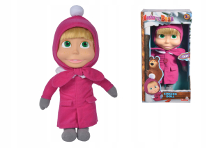 Máša a medveď - Mäkká bábika Masha s melódiou z rozprávky Tale Simba 30cm