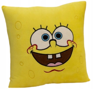 Spongebob - Mäkký vankúš SpongeBob Žltá Sponge Hot 34x34cm