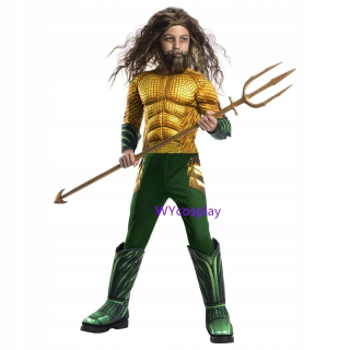 Aqua Man Aquaman Svahy Svalová kostým kostým