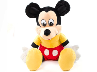 Miki plyšový maskot chlapec červená XXL