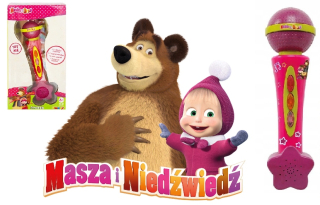 Máša a medveď - Mikrofón Masha a interaktívne SMOBY