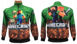 MINECRAFT - Minecraft Mikina Veľkosť 158 + Maska MC5 vzor