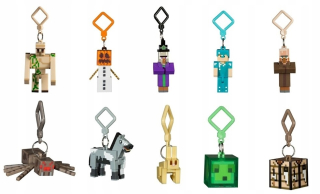 MINECRAFT  - Minecraft Keychain Figurine Key Chain Spider Golem