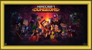 MINECRAFT  - Minecraft Dungeons - Panorama Premium !!! 90x45cm