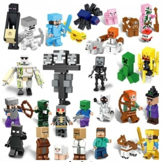 Minecraft veľká súprava figurín Steve Zombie osadník