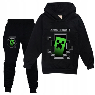 MINECRAFT - Minecraft Kids nohavice Mikiny Black Sets 140