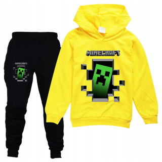 MINECRAFT - Minecraft Kids nohavice Mikina Studing Yellow 100