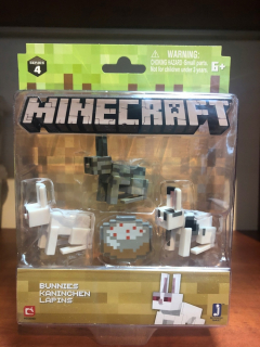 MINECRAFT  - Minecraft Figurine 16497 Bunnies original Jazwarez