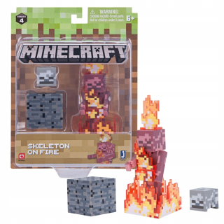 MINECRAFT  - Minecraft Figurine Skeleton Skeleton v ohni 19974