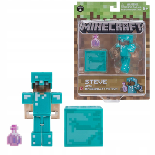MINECRAFT  - Minecraft figúrka Steve s injekciou Elixíra