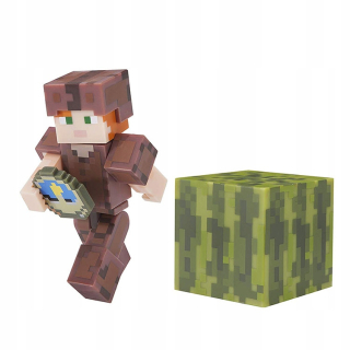 MINECRAFT  - Minecraft: Figurín z hry: Alex v koži Armor
